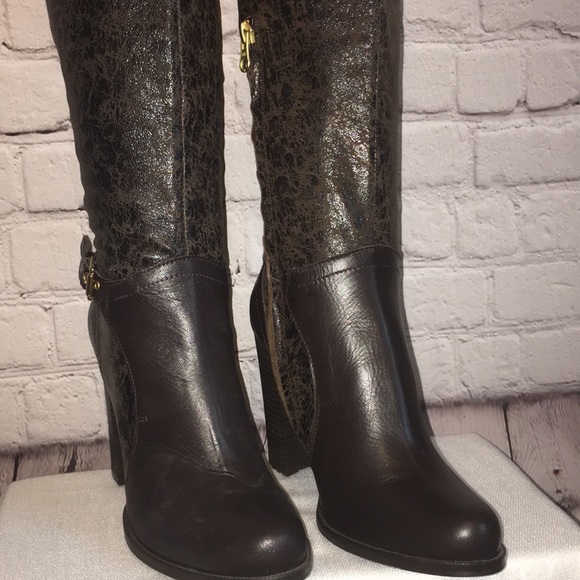 Made in Spain NWOT Beautiful Brown Knee Bo… - Picture 7 of 8